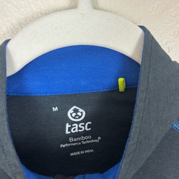 Tasc Bamboo 1/4 Zip Men’s Sz Medium Performance Technology Black Long Sleeve - Picture 2 of 6